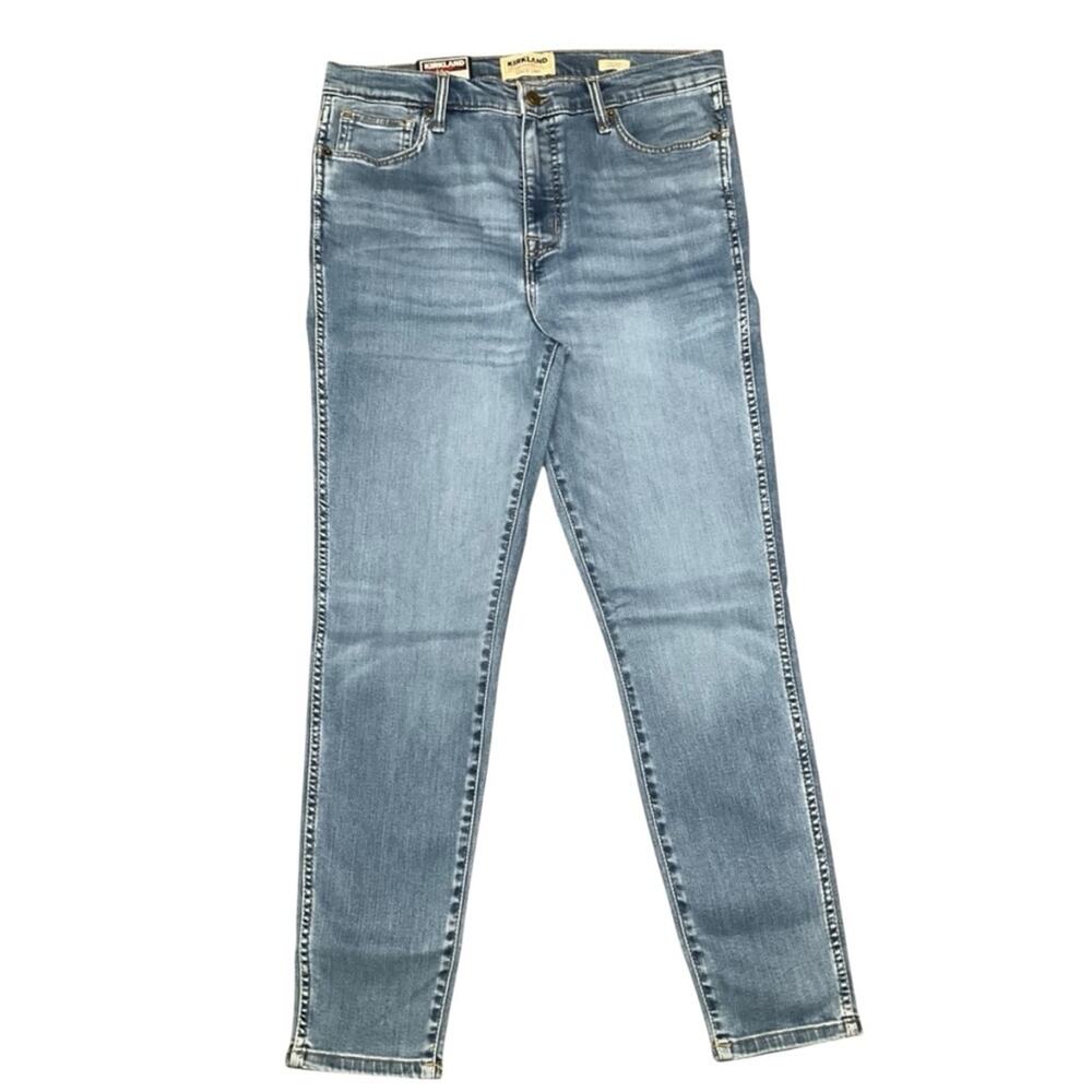 Kirkland Women's Jeans Light Blue Stretch High Rise Size 12 NWT